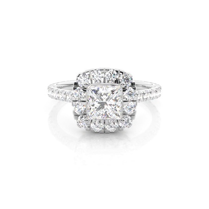 Princess Cut Diamond Engagement Rings