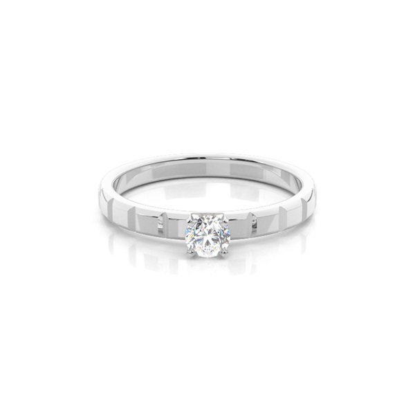 Prong Setting Solitaire Diamond Engagement Ring
