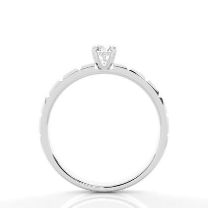 Prong Setting Solitaire Diamond Engagement Ring