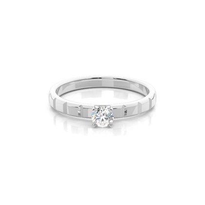 Prong Setting Solitaire Diamond Engagement Ring