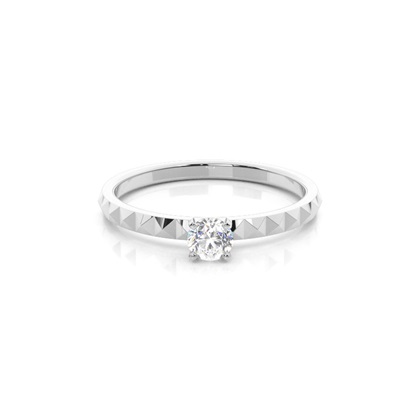 Prong Setting Solitaire Diamond Engagement Ring