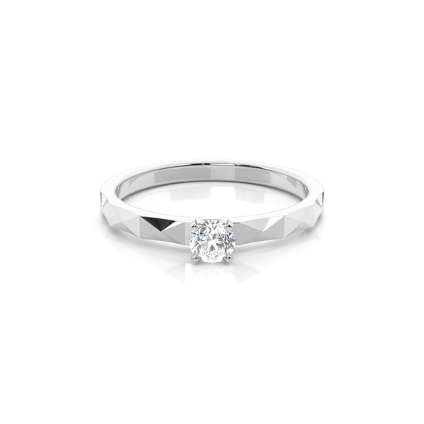 Prong Setting Solitaire Diamond Engagement Ring