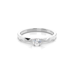 Prong Setting Solitaire Diamond Engagement Ring