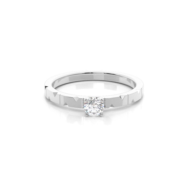Prong Setting Solitaire Diamond Engagement Ring