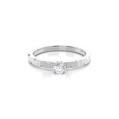 Prong Setting Solitaire Diamond Engagement Ring