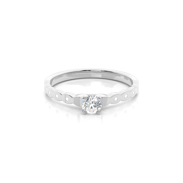 Prong Setting Solitaire Diamond Engagement Ring