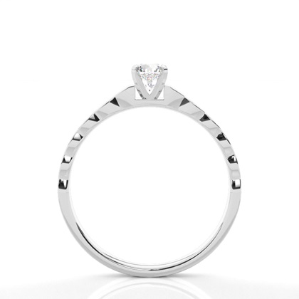 Prong Setting Solitaire Diamond Engagement Ring