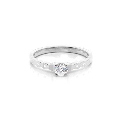 Prong Setting Solitaire Diamond Engagement Ring