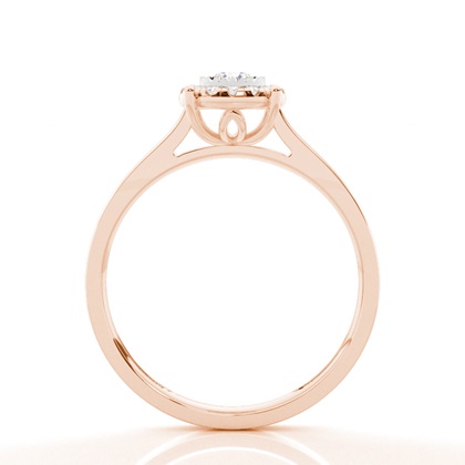 Rotgold Diamantverlobungsringe Verlobungsringe