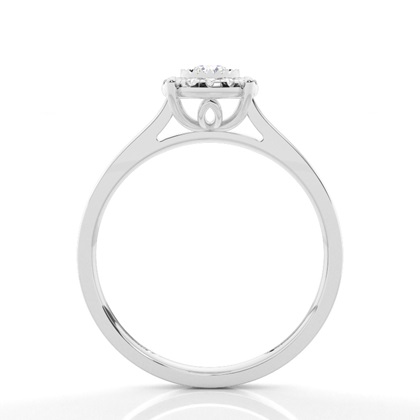 Weißgold Diamantverlobungsringe Verlobungsringe