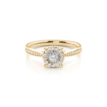 Yellow Womens Diamond Engagement Rings