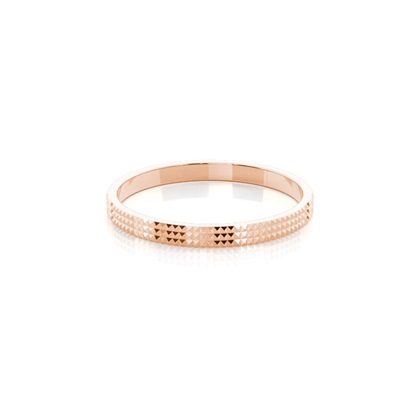 Rose Gold Women's Contemporary Wedding Rings