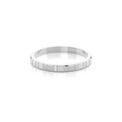 White Gold Women's Contemporary Wedding Rings