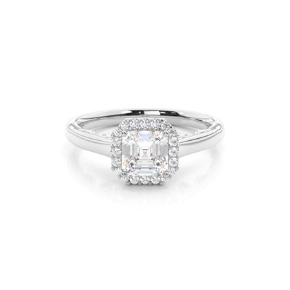 Asscher Diamond Engagement Rings
