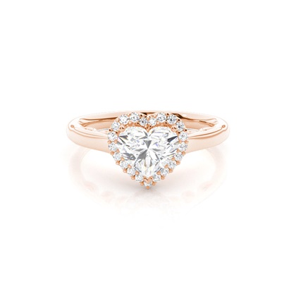 Heart Diamond Engagement Rings