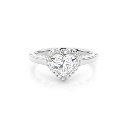 Heart Diamond Engagement Rings