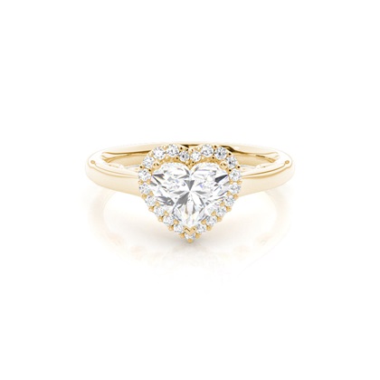 Heart Diamond Engagement Rings