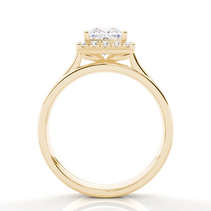 2.00 Carat Yellow Gold Bridal Set Engagement Rings