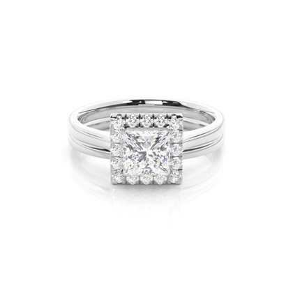 Princess Bridal Set Diamond Engagement Rings