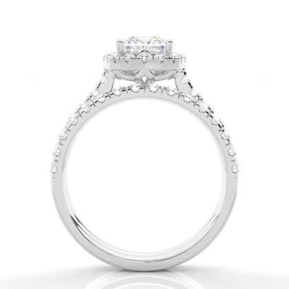 Princess Bridal Set Engagement Rings