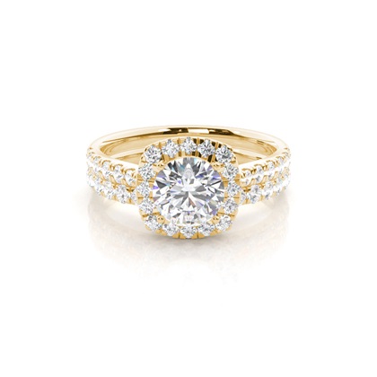Yellow Gold Diamond Engagement Rings
