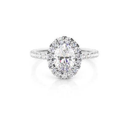 Oval Diamond Engagement Rings