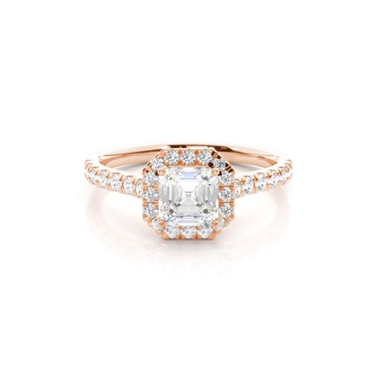 Rose Gold Diamond Engagement Rings