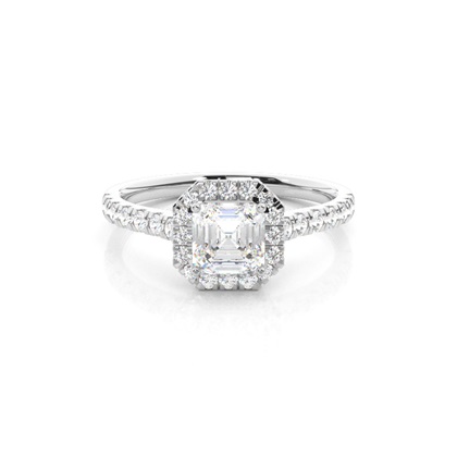 Asscher Diamond Rings