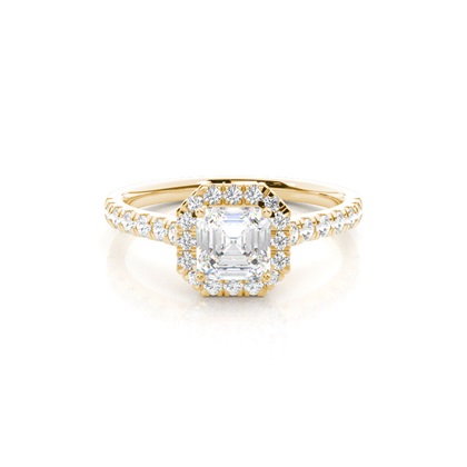 Asscher Diamond Rings