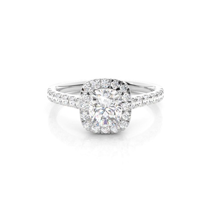 Cushion Cut Diamond Engagement Rings