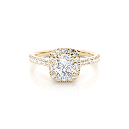 Cushion Cut Diamond Engagement Rings