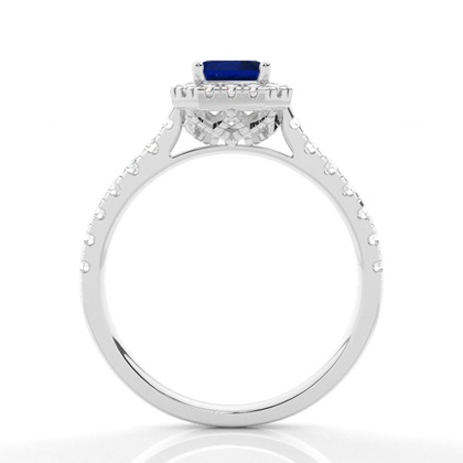 Smaragd Silber Saphir Diamantringe