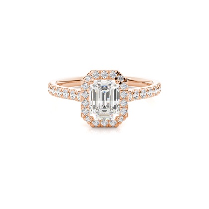 Emerald Cut Diamond Engagement Rings