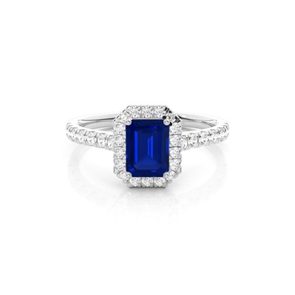 Emerald-Cut Diamond Rings