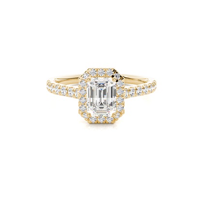 Yellow Gold Diamond Engagement Rings