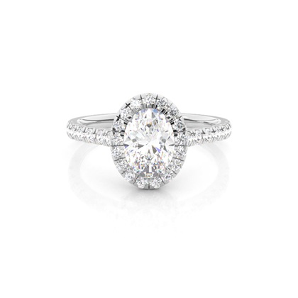 Oval Diamond Engagement Rings