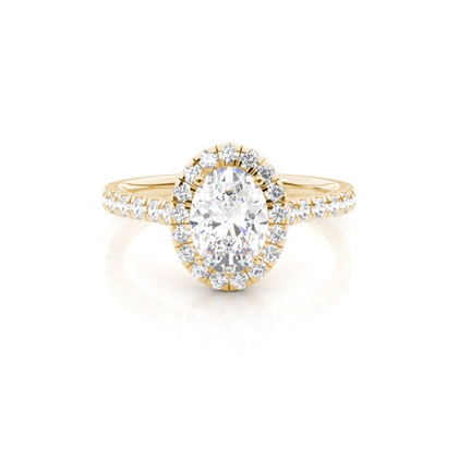 Yellow Gold Diamond Engagement Rings