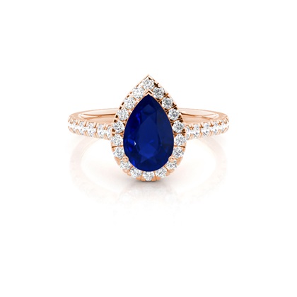 Pear Shaped Diamond Engagement Rings