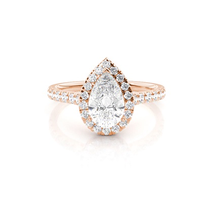 Pear Shaped Diamond Engagement Rings