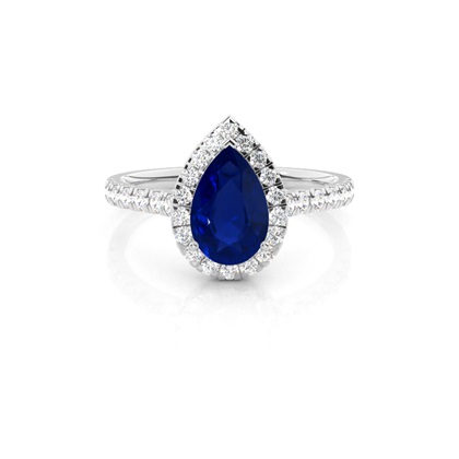Pear Shaped Diamond Engagement Rings