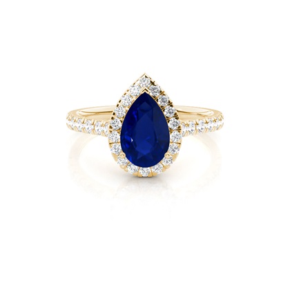 Pear Shaped Diamond Engagement Rings