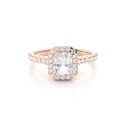 Rose Gold Diamond Engagement Rings