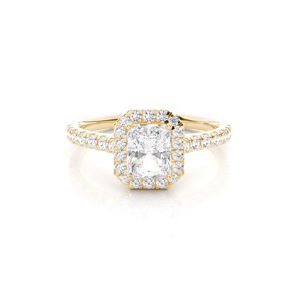 Yellow Gold Diamond Engagement Rings