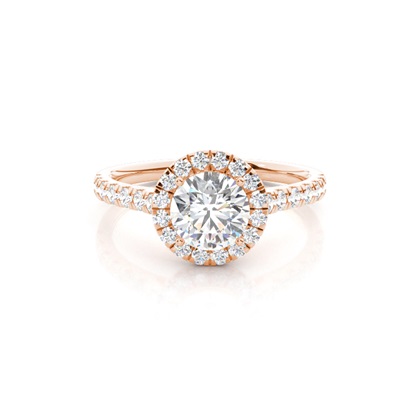 Rose Gold Diamond Engagement Rings