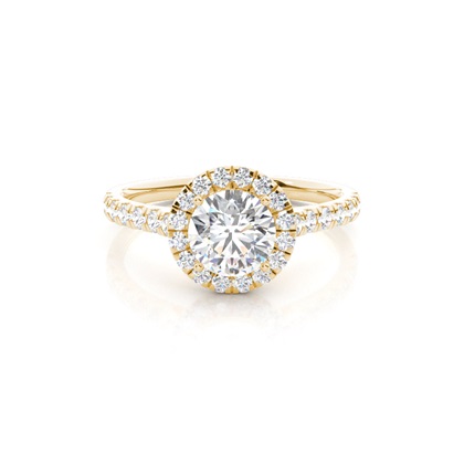 Yellow Gold Diamond Engagement Rings