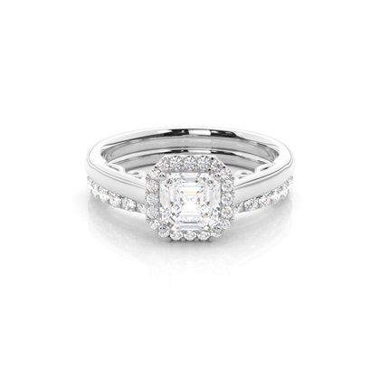 Asscher Diamond Engagement Rings