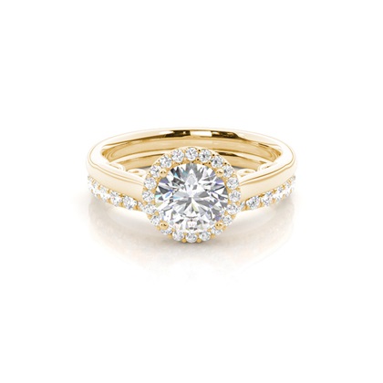 Yellow Gold Diamond Engagement Rings
