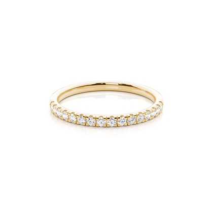 Yellow Gold Eternity Diamond Rings