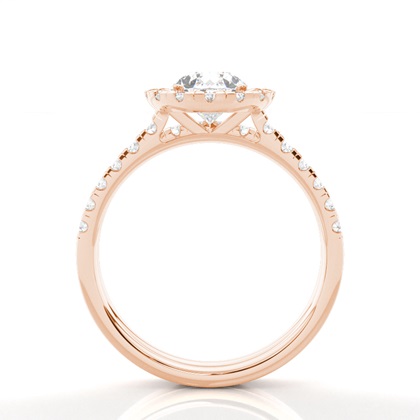 Tropfen Ringsets Verlobungsringe