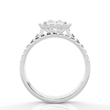 Princess Bridal Set Engagement Rings